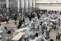 عشرات المصابين بانهيار بكنيس في "جفعات زئيف" في القدس